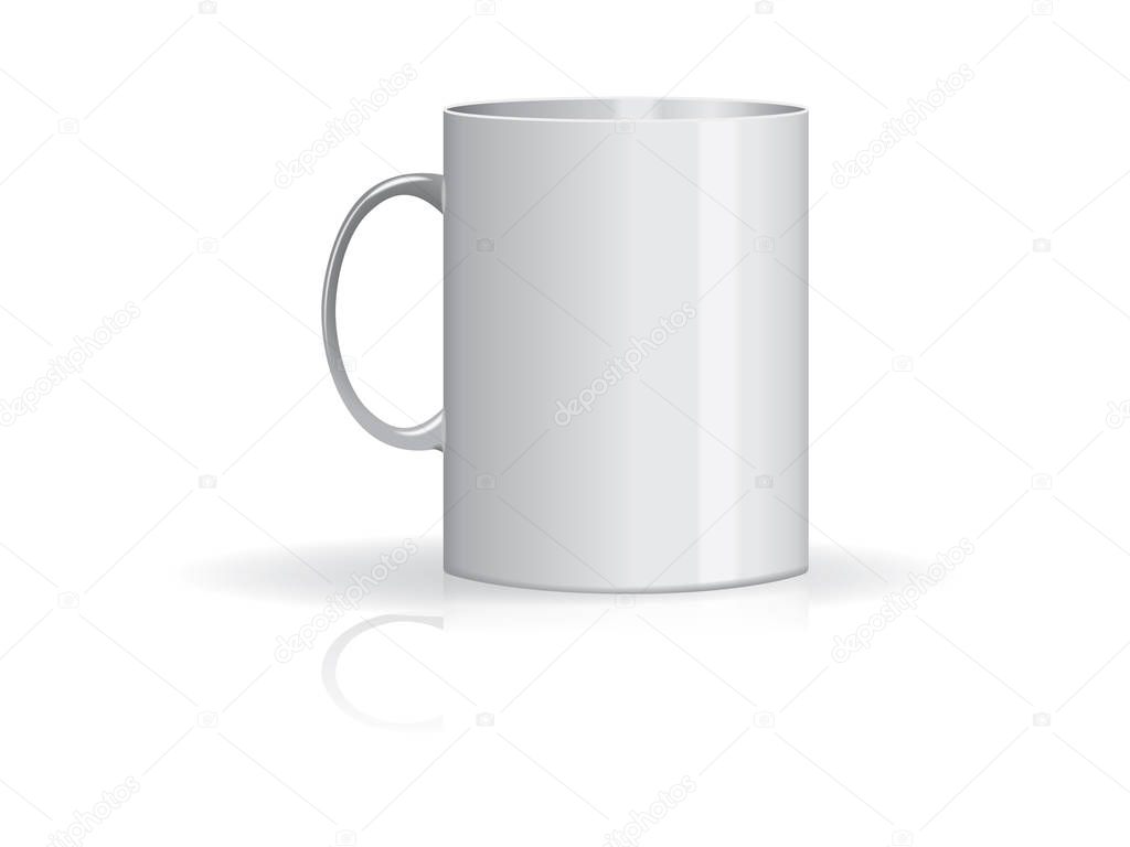 Cup for your logo and design Mock up Vector Template