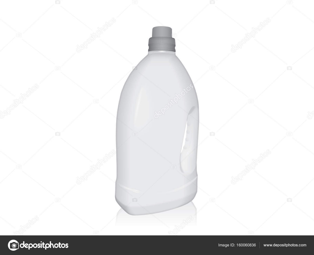 Bottiglia di plastica per il vostro disegno e marchio ˆ facile cambiare i colori Mock up Vettore Eps10 — Vettoriali di Ellengold