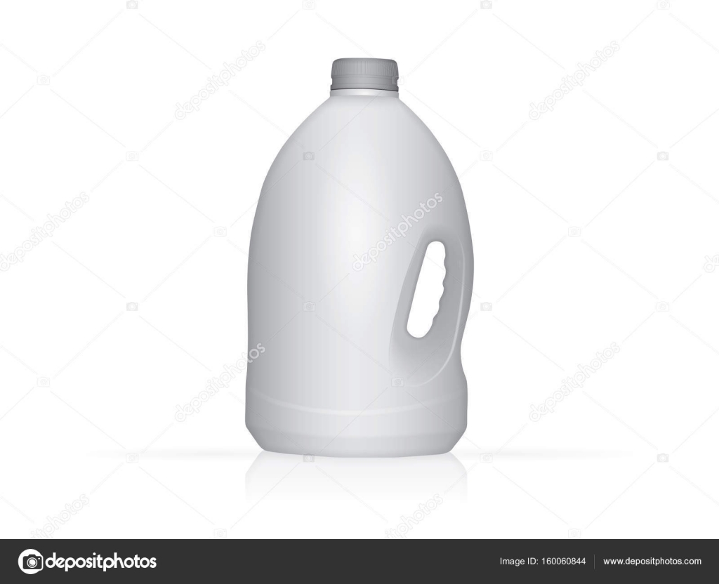 Bottiglia di plastica per il vostro disegno e marchio ˆ facile cambiare i colori Mock up Vettore Eps10 — Vettoriali di Ellengold