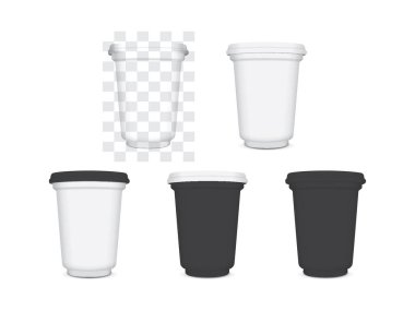 Tasarım ve logo için plastik bardak. 