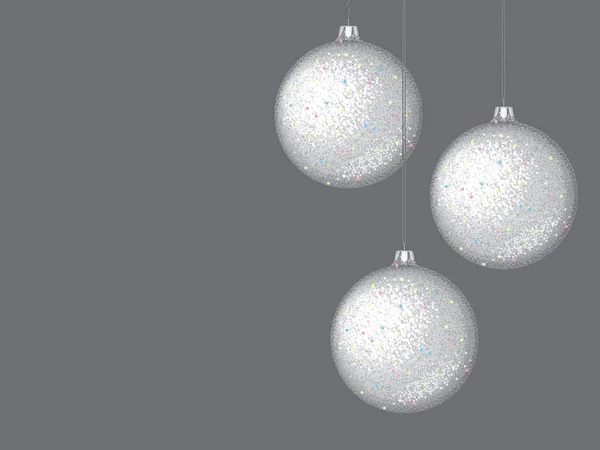 Bolas de cristal de Año Nuevo — Vector de stock