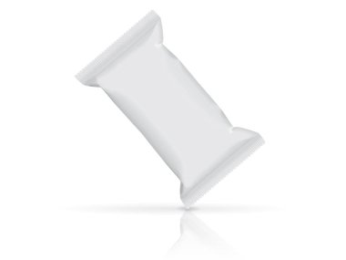 Kağıt ambalaj tasarım ve logo için. Renkleri değiştirmek kolaydır.