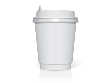 Plastik kap tasarım ve logo için. Renkleri değiştirmek kolaydır. Kadar alay et. Vektör şablonu.