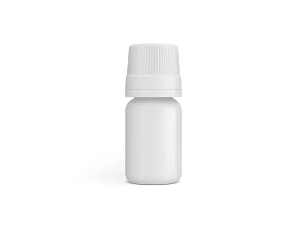 在白色背景下隔离的塑料药品包装 — 图库矢量图片