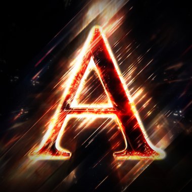 Kırmızı ışık harf A