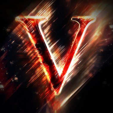 Kırmızı ışık harf V