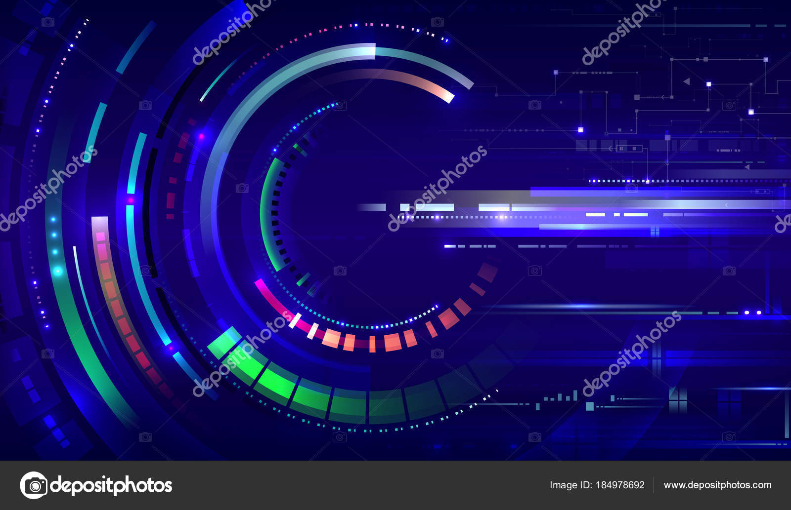 Blue Tech Background U2014 Stock Vector U00a9 Ornithopter 184978692