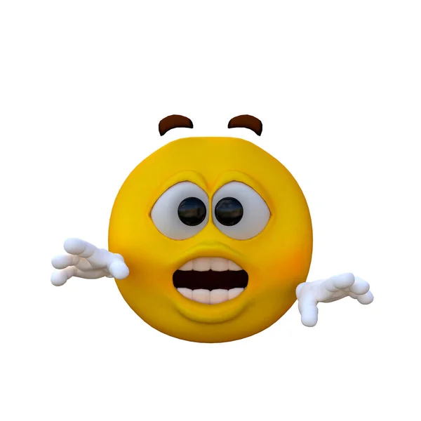 One yellow smiley — Stock Photo, Image