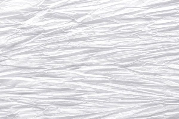 Zerknittertes weißes Papier Hintergrund — Stockfoto