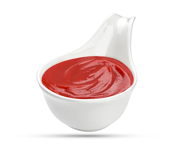 Ketchup isolado em branco — Fotografia de Stock