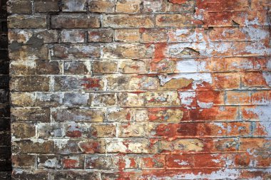 Kırık tuğla duvar dokusu