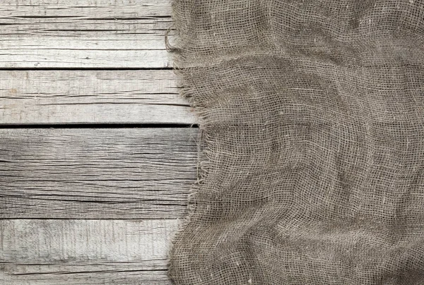 Płótnie na stary szary tło drewniane. Cukinia, wysokiej jakości — Zdjęcie stockowe