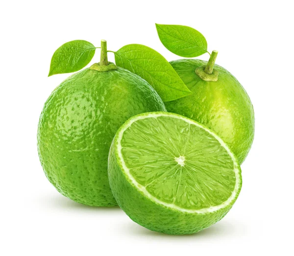 Lime isolated on white background — Stock Photo, Image