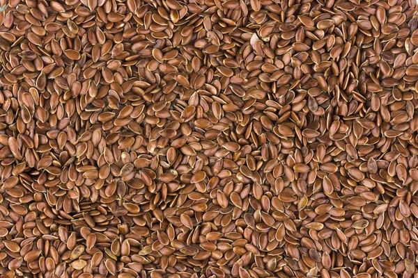Flax seeds background, linseed texture — Stock Photo, Image