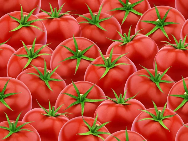 Naadloze patroon met tomaten — Stockfoto