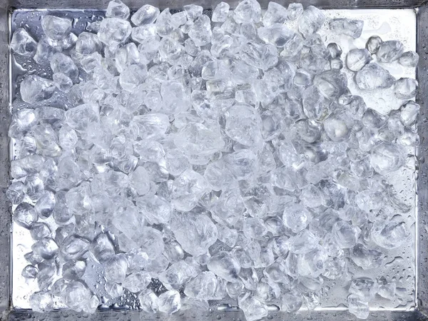 Crushed ijs achtergrond of textuur — Stockfoto
