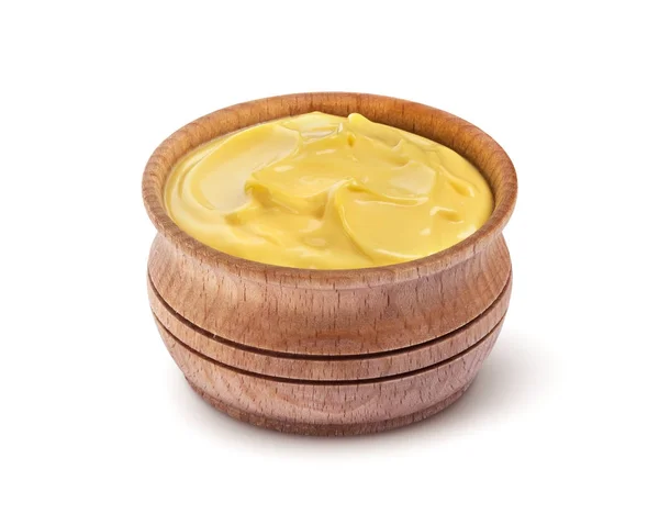 Beyaz arka plan üzerinde izole peynir sos — Stok fotoğraf