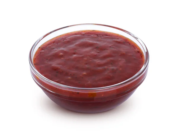 Cranberry sauce isolated on white background — Stock Photo, Image