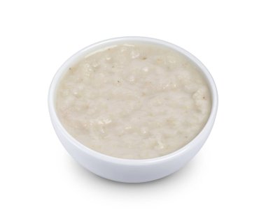 Beyaz arka plan üzerinde izole horseradish sos