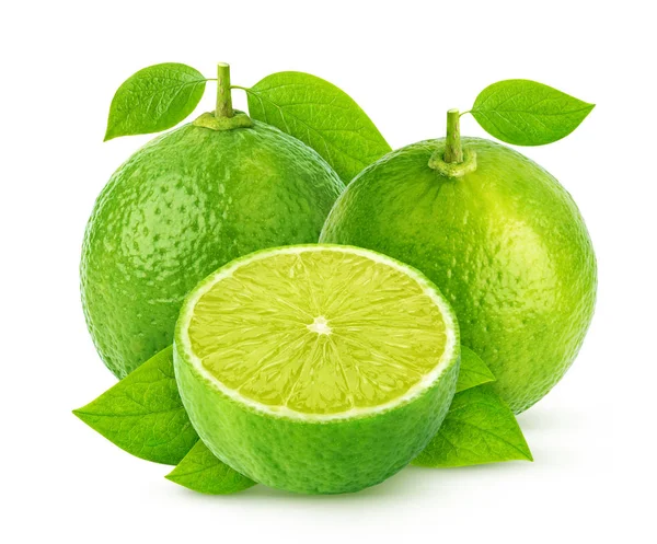 Lime isolated on white background — Stock Photo, Image