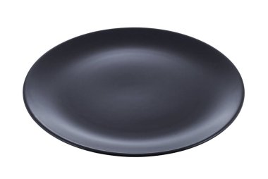 Siyah plaka beyaz arkaplanda izole edildi