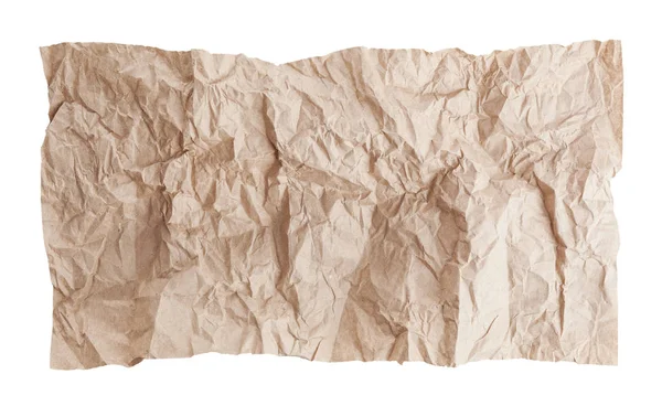 Старий коричневий зім'ятий паперовий фон текстури — стокове фото