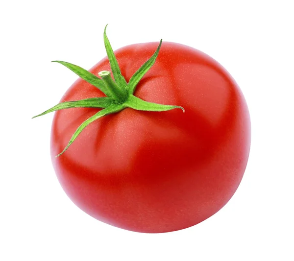 Une tomate isolée sur fond blanc — Photo