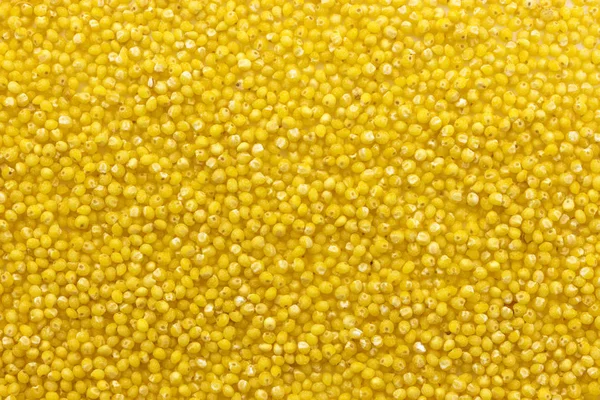 Millet texture or background. Top view — Stock Photo, Image