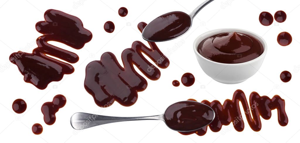 Barbecue sauce isolated on white background