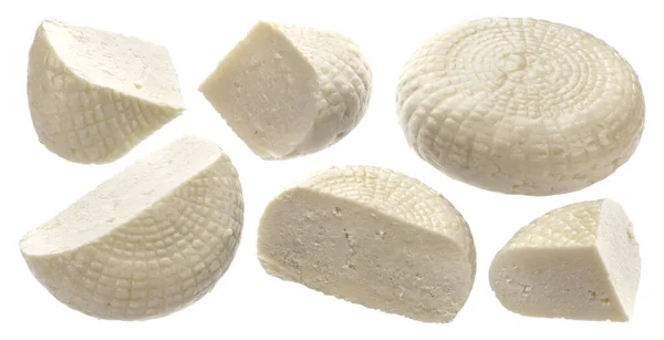 Adyghe cheese isolated on white background — Stock Image Adyghe cheese isolated on white background Stock Picture