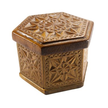 Ahşap craft el yapımı tabut