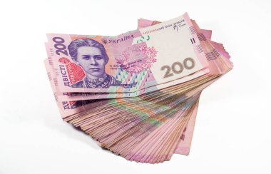 Ukraynalı para hryvnia. Ulusal para birimi. Banckno yığını