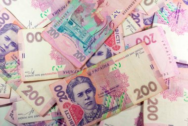 Ukraynalı para hryvnia. Ulusal para birimi. Banckno yığını