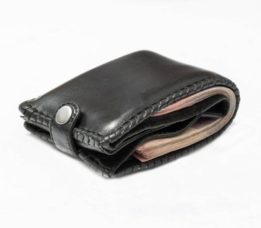 Siyah çanta dolusu para sıkı