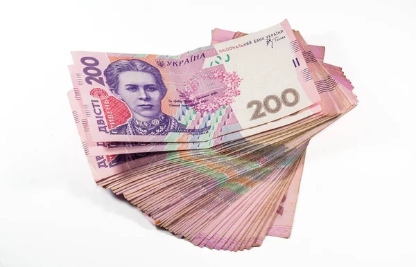 Ukraynalı para hryvnia. Ulusal para birimi. Banckno yığını