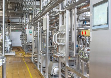 Paslanmaz çelik, sıvı pompa için bir sistem boru hatları veya 