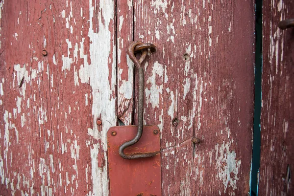 Стара засувка на двері — стокове фото