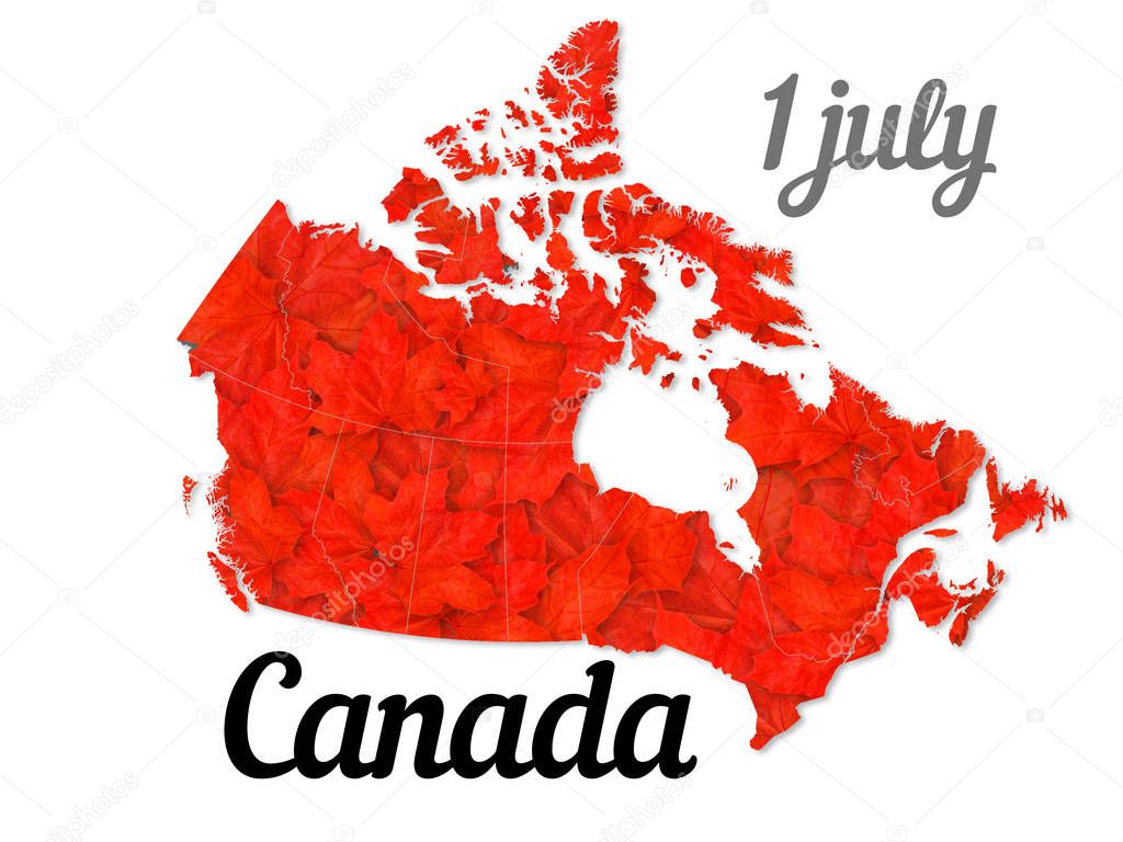 Canada logo maple leaf Love Canada