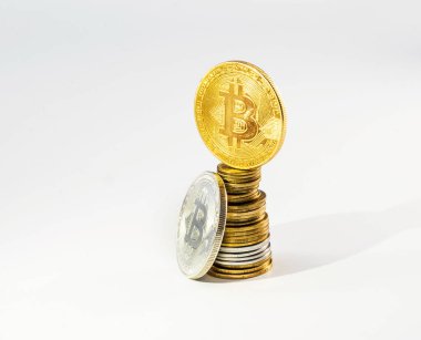 Altın sikke Bit-sikke sikke yığını üzerinde