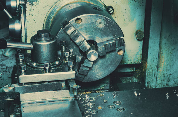 Caliper of an old lathe