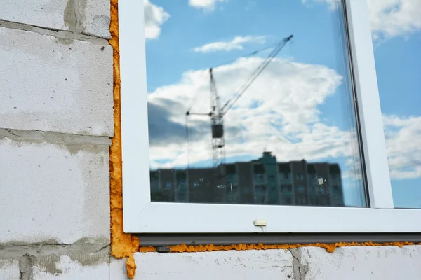 New Window Construction with Insulation. Window installation and Replacement Details