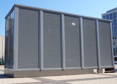 Hvac Isıtma Klima havalandırma olarak. AC-ısıtıcı. Endüstriyel klima ve havalandırma sistemleri. Havalandırma sistemi kopya alanı ile.