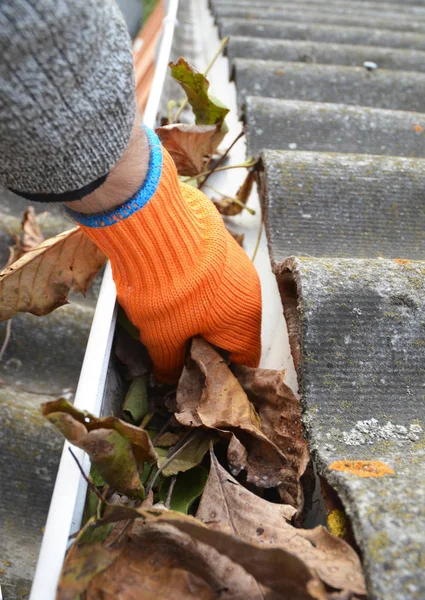 Regen goot schoonmaken. — Stockfoto