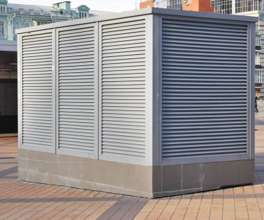 Hvac Isıtma Klima havalandırma olarak. AC-ısıtıcı açık. Endüstriyel klima ve havalandırma sistemleri.