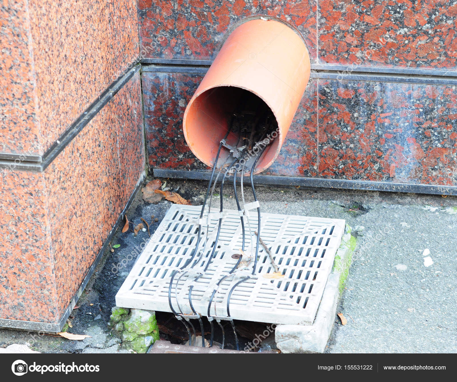 Gutter Gutter Close up on gutter downspout