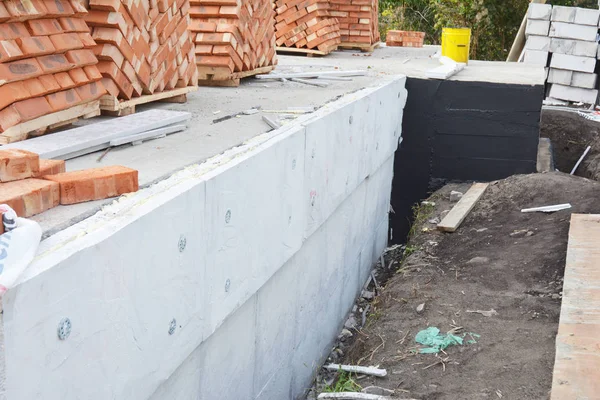 Insulating Exterior Foundation Walls. Foundation Waterproofing and Damp proofing Coatings.