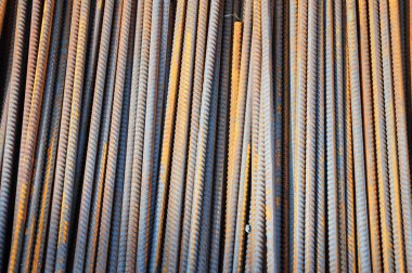 Endüstriyel arka plan. Paslı çelik arka plan