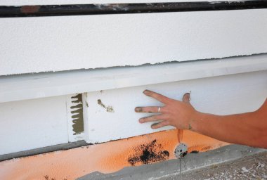 House foundation yalıtım strafor termal yalıtım levhası ile.