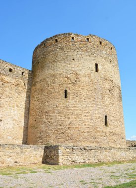  Bilhorod-Dnistrovskyi kale veya Akkerman kale mimari anıt XIII-XIV yüzyıl Ukrayna