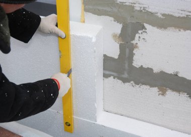 Enerji tasarrufu için ev duvara sert Strafor Pano yalıtım yükleme kontaktör. 